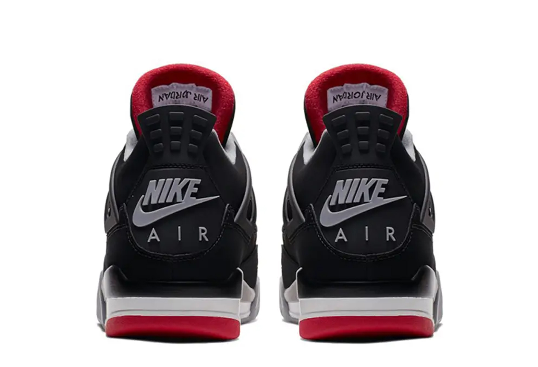 Air Jordan 4 Retro ‘Bred’ (2026) Black/Cement Grey/Summit White/Fire Red sneaker – authenticated on KLEKT