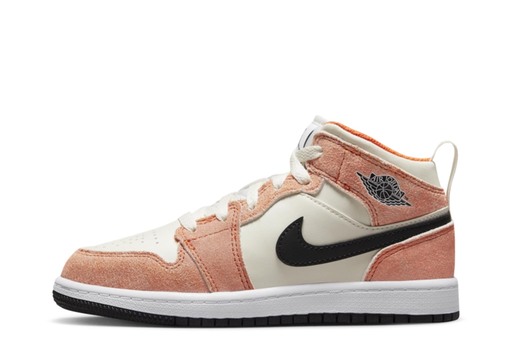 Air Jordan 1 Mid SE PS 'Orange Suede' (2023)