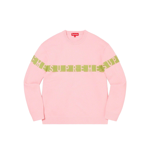 Supreme Inside Out Logo Sweater Pink (SS21)