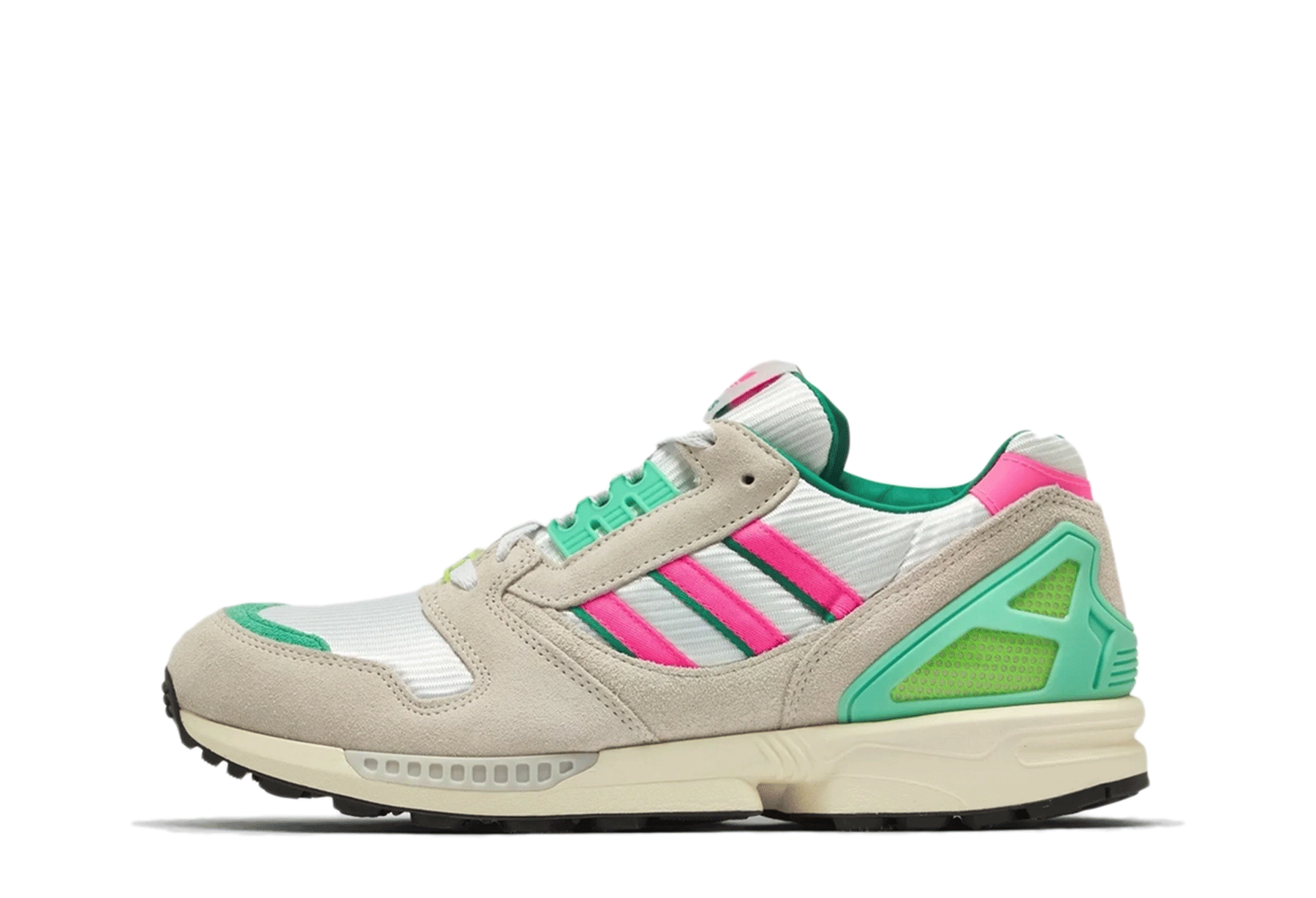Adidas ZX 8000 Made in Germany 'Lucid Pink & Green' (2026) Lucid Pink/Off White/Green sneaker – authenticated on KLEKT
