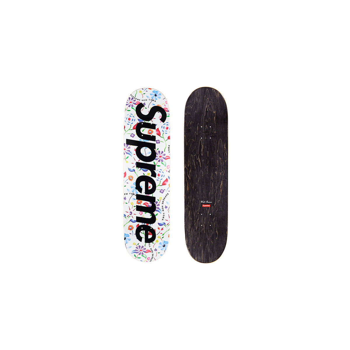 Supreme Airbrushed Floral Skateboard Deck White (8.375) (SS19) sneaker – authenticated on KLEKT