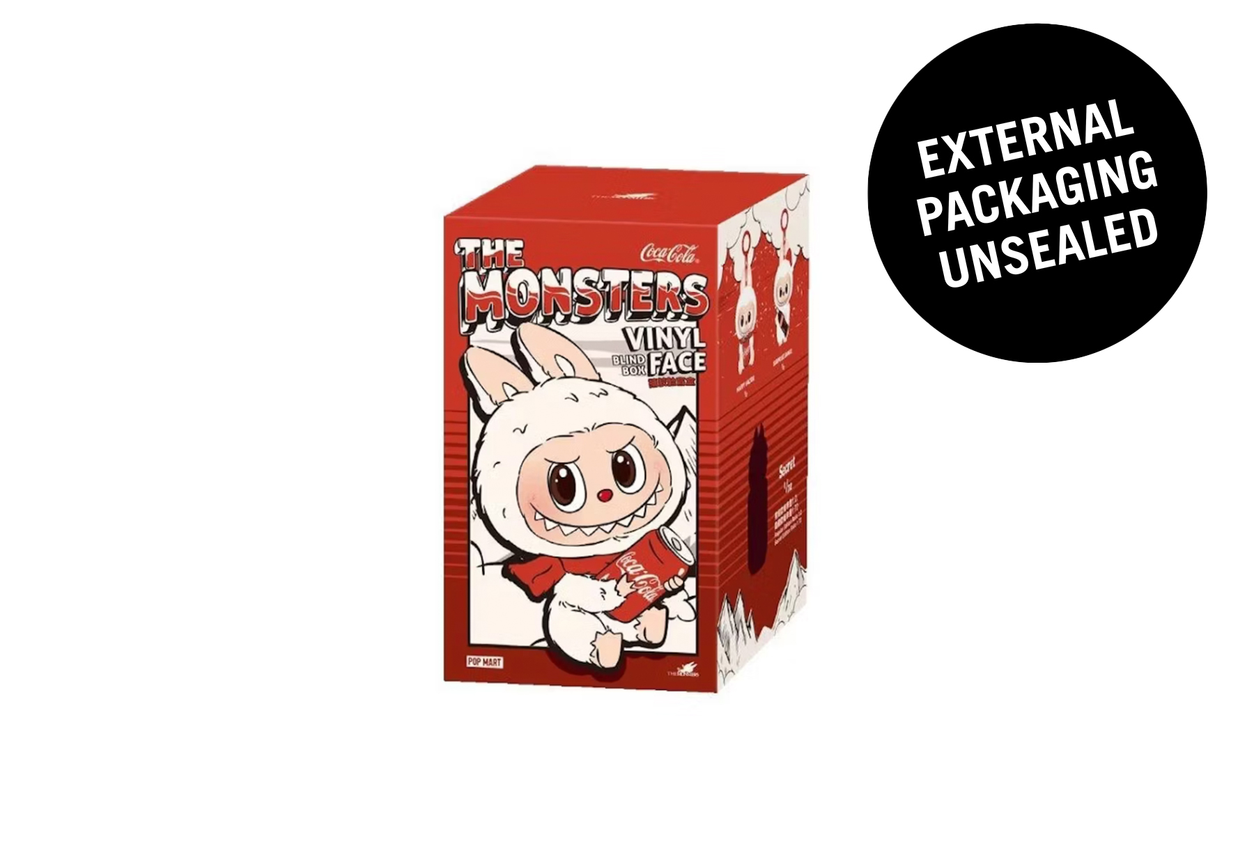 Pop Mart Labubu 'The Monsters' Coca Cola Series Vinyl Face Single (1 Blind Box) (2025) - External Packaging Unsealed sneaker – authenticated on KLEKT