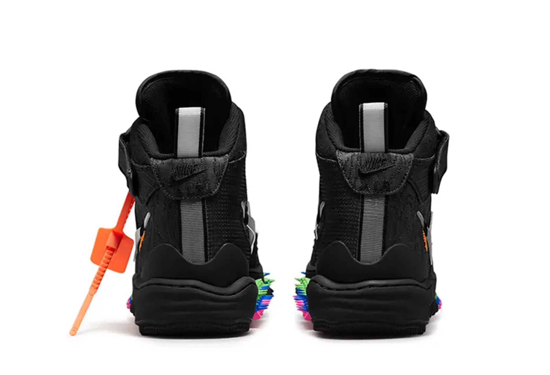 Nike Air Force 1 x Off-White Mid 'Black' (2022) Black/Clear Black sneaker – authenticated on KLEKT