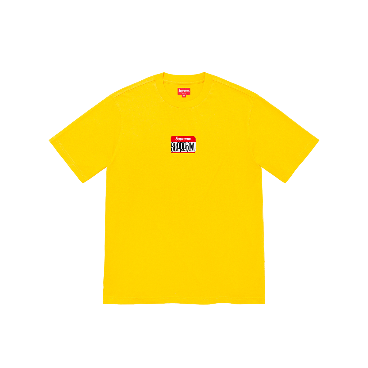 Supreme Gonz Nametag S/S Top Yellow (2021) YELLOW sneaker – authenticated on KLEKT
