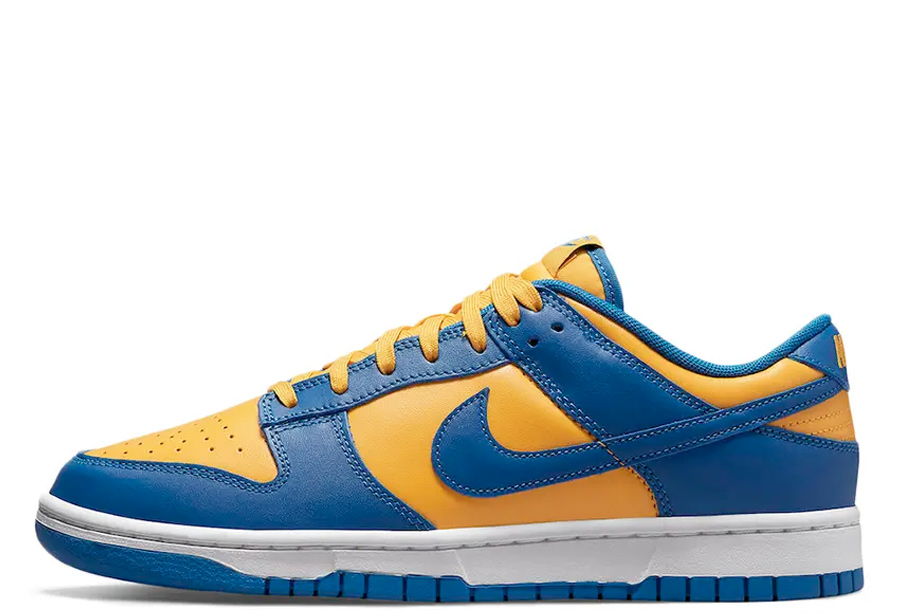 Nike Dunk Low 'UCLA' (2022) BLUE/YELLOW sneaker – authenticated on KLEKT