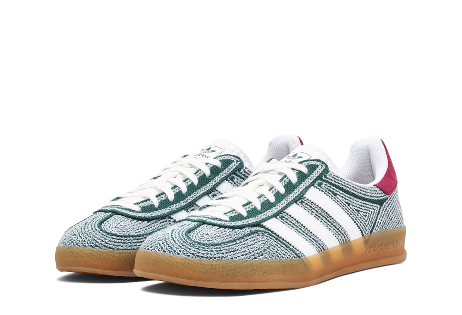 Adidas x Sean Wotherspoon Gazelle Indoor 'Green Hemp' (2023) Collegiate Green/Cloud White/Gum sneaker – authenticated on KLEKT