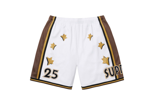 Supreme All Star Basketball Short 'White' (SS25) – authenticated on KLEKT