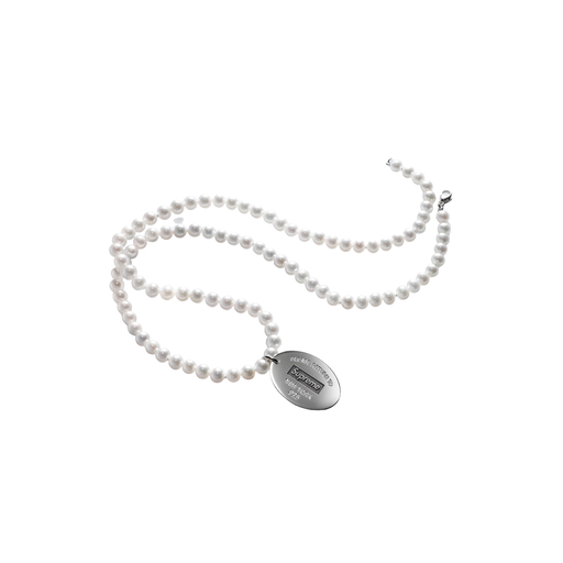 Supreme x Tiffany & Co. Return to Tiffany Oval Tag Pearl Necklace (FW21)