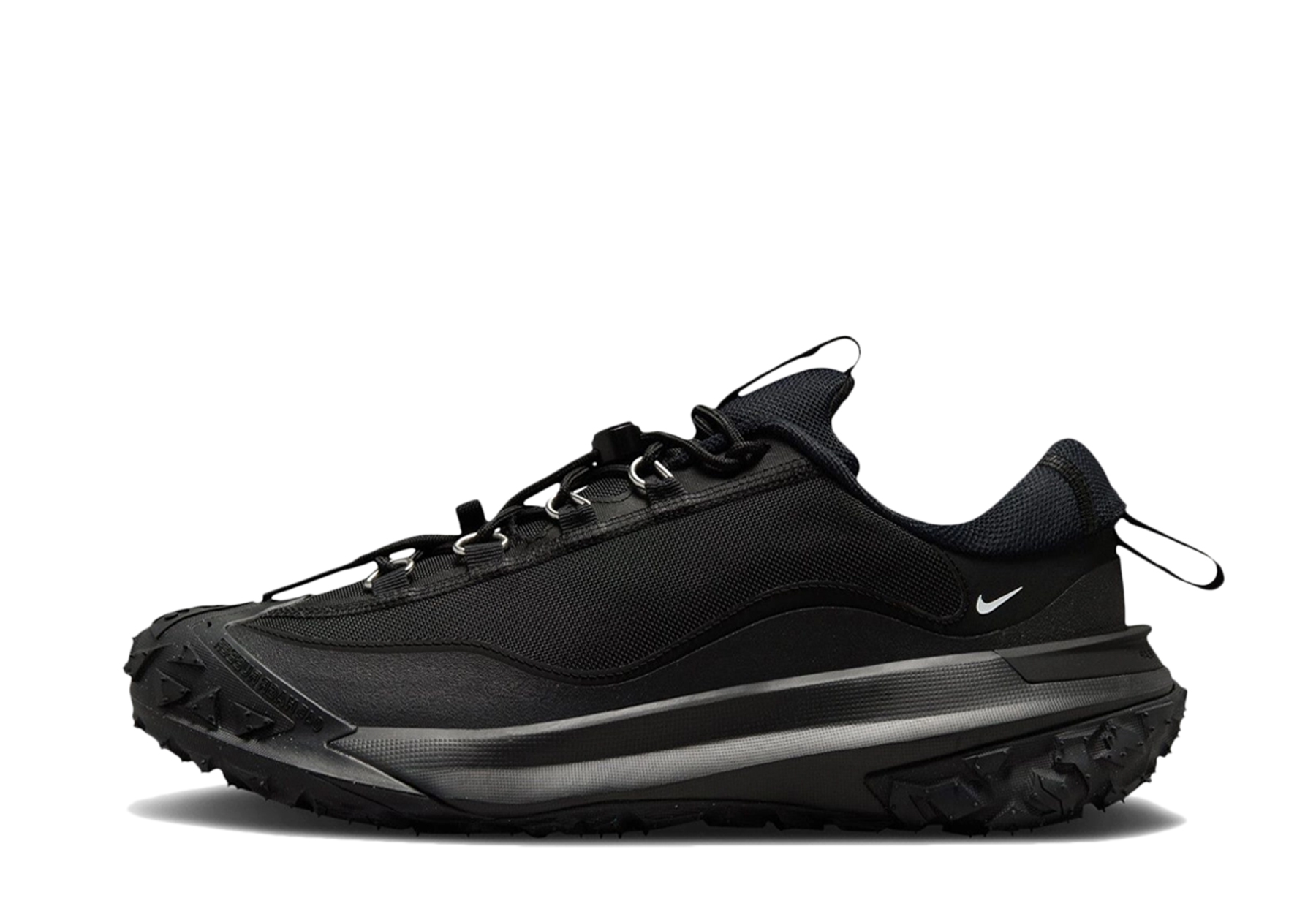 Nike x Comme des Garçons ACG Mountain Fly 2 Low 'Black' (2024) Black/Black/Black sneaker – authenticated on KLEKT