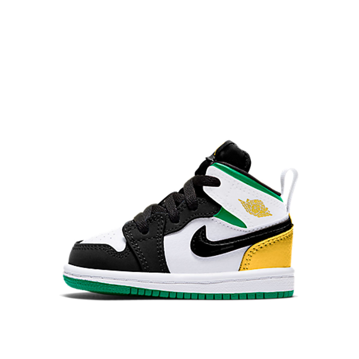 Air Jordan 1 Mid SE White Laser Orange Lucky Green (TD) (2020) WHITE/LASER ORANGE/BLACK/LUCKY GREEN sneaker – authenticated on KLEKT