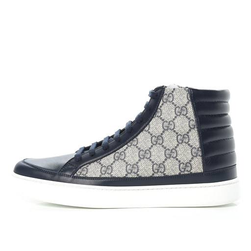 Gucci Supreme GG High Top Sneaker Blue