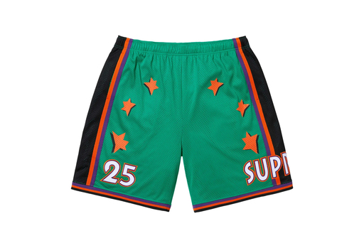 Supreme All Star Basketball Short 'Green' (SS25) – authenticated on KLEKT