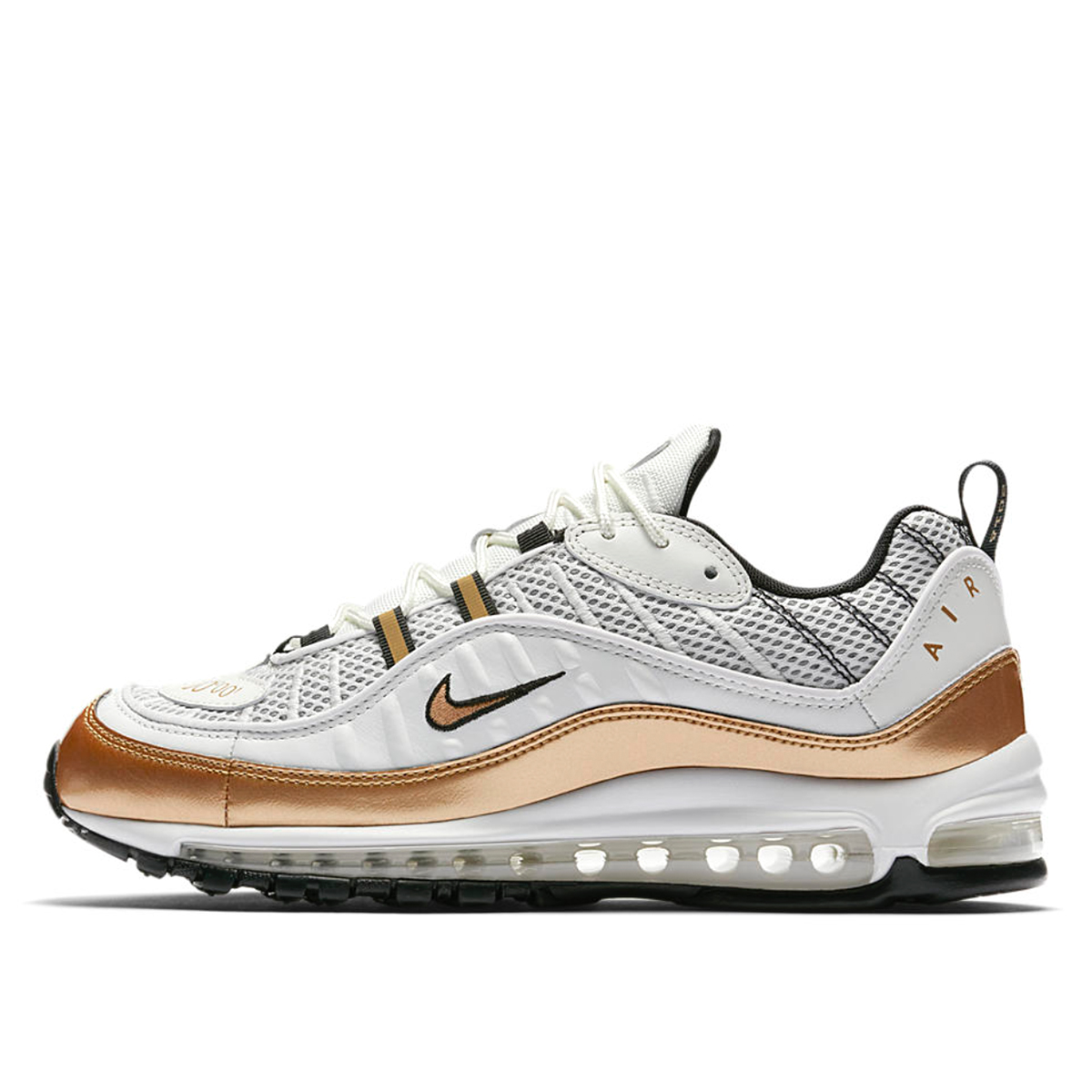 Nike Air Max 98 UK Prime Meridian (GMT Pack) Summit White Metallic Gold sneaker – authenticated on KLEKT