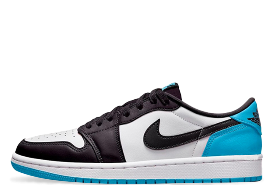 Air Jordan 1 Low OG University 'Blue Black' (2022) WHITE/DARK POWDER BLUE/BLACK sneaker – authenticated on KLEKT