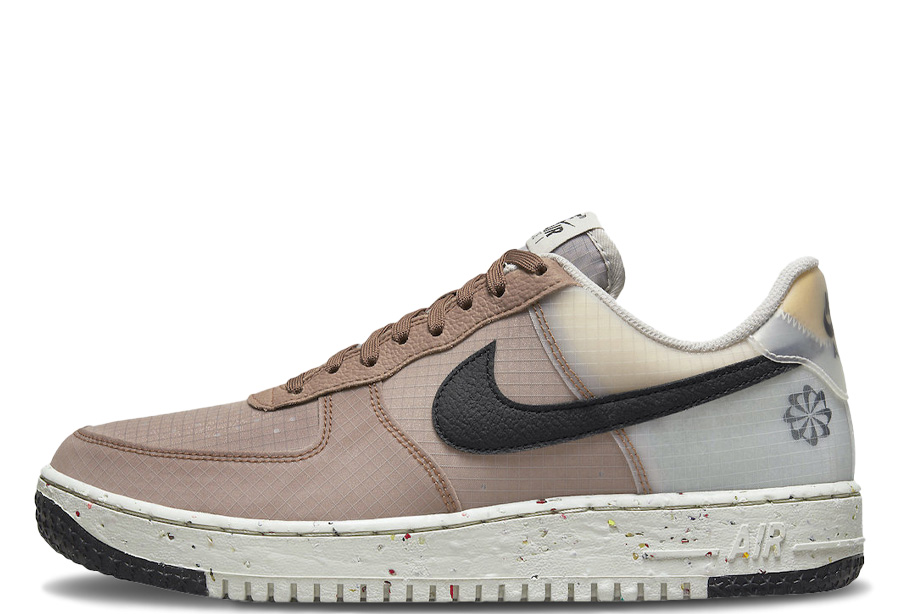 Nike Air Force 1 Crater Brown (2022) brown/bone white/black sneaker – authenticated on KLEKT