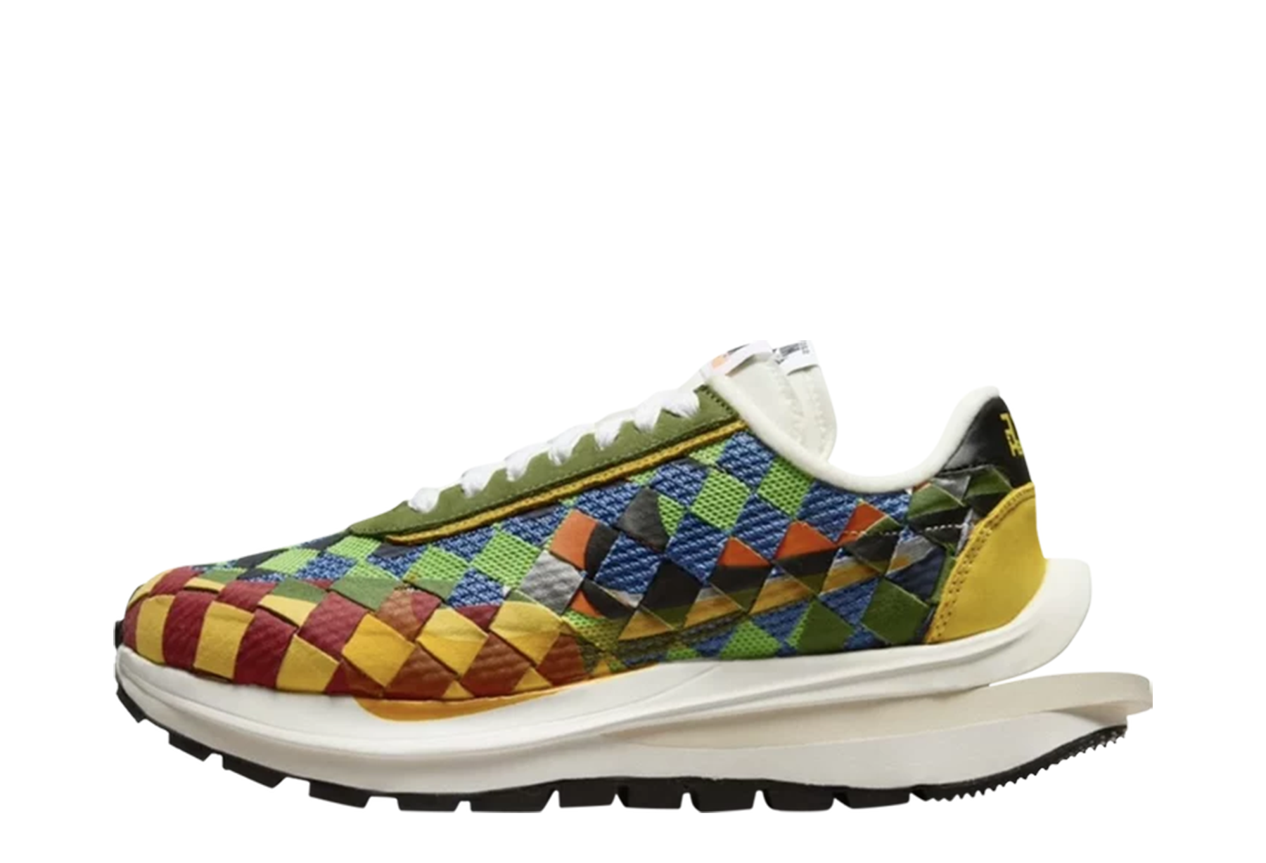 Nike x Jean Paul Gaultier x sacai VaporWaffle Woven 'Green Gusto' (2023) MULTI sneaker – authenticated on KLEKT