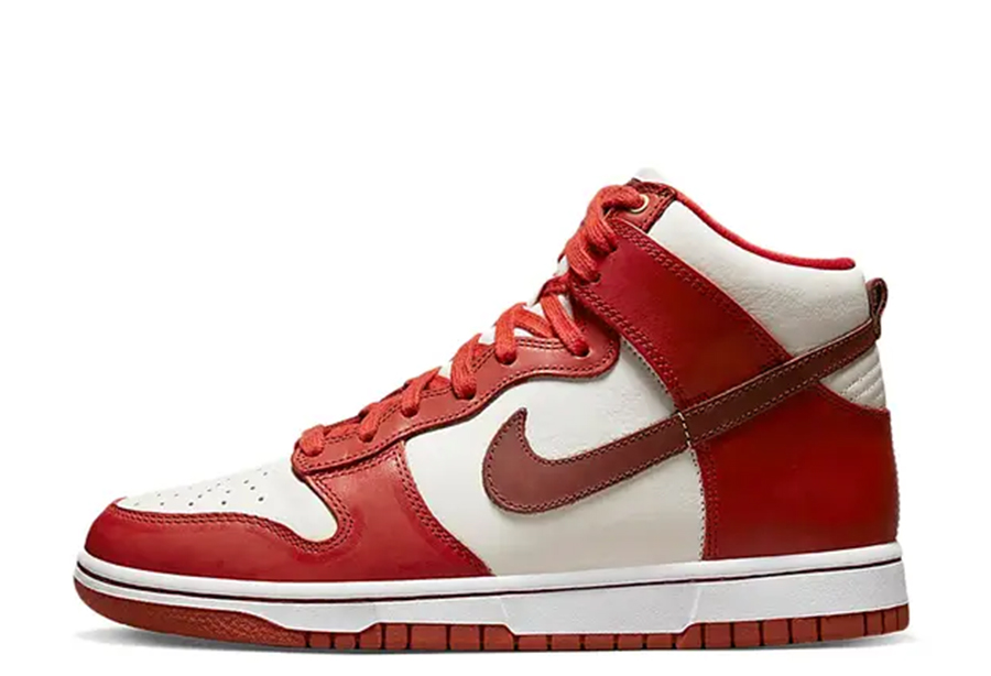 Nike Dunk High WMNS LXX Cinnabar (2022) CINNABAR/MARS STONE/SAIL/WHITE sneaker – authenticated on KLEKT