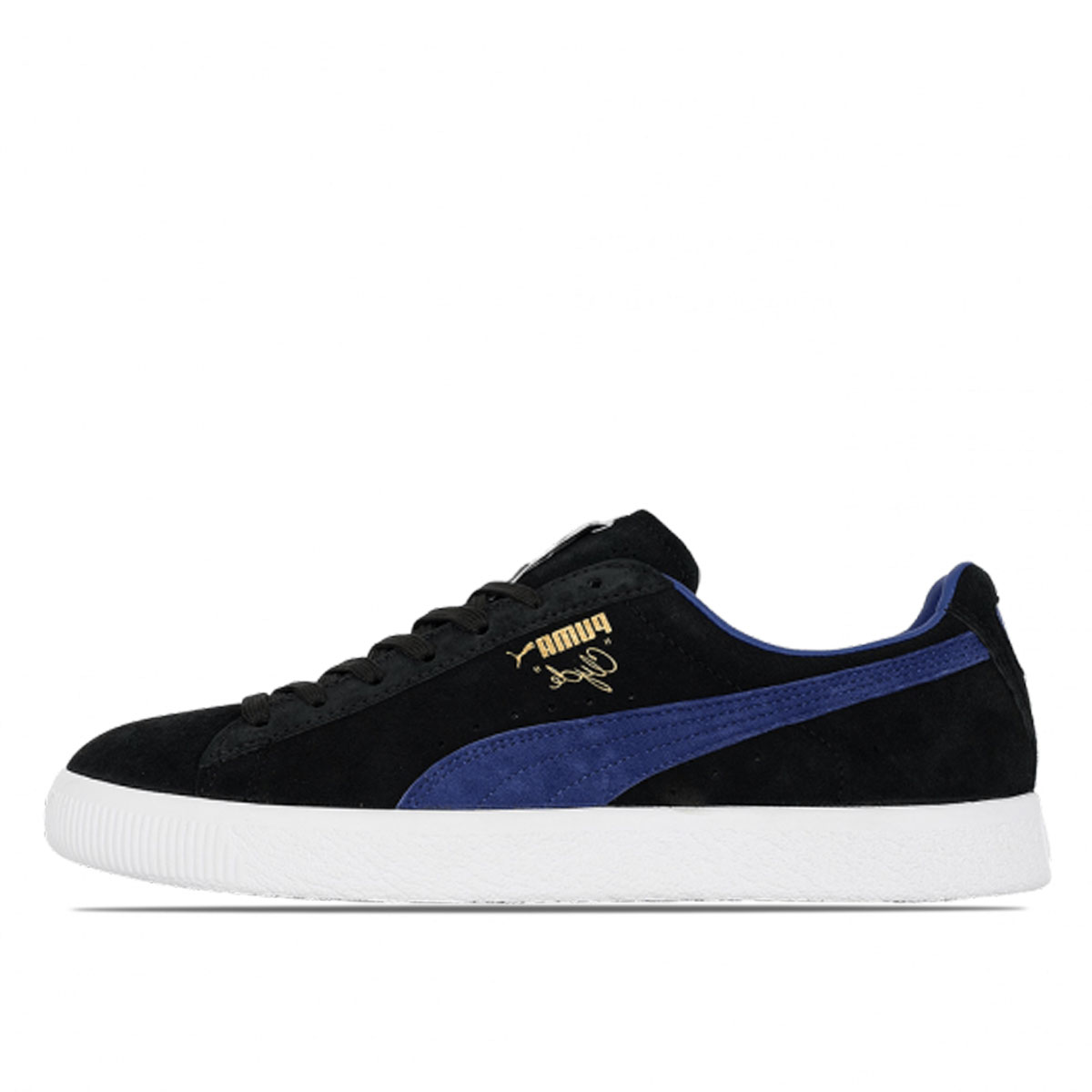 Puma Clyde Black Purple sneaker – authenticated on KLEKT