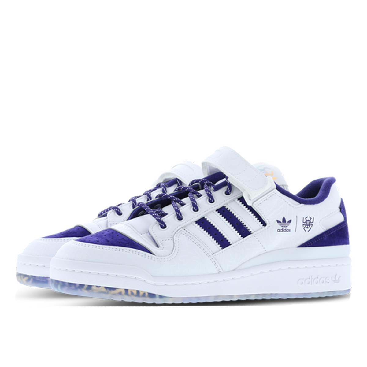 Adidas Forum Low 'Donovan Mitchell' (2021) CLOUD WHITE/COLLEGIATE PURPLE/HALO MINT sneaker – authenticated on KLEKT