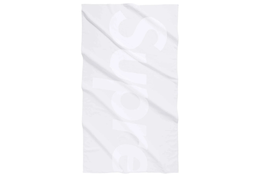 Supreme Tonal Logo Towel White (SS24)
