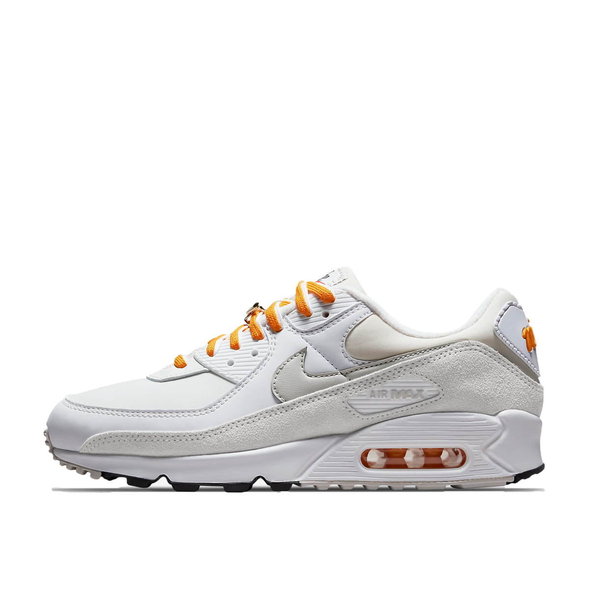 Nike WMNS Air Max 90 SE 'First Use' (2021) WHITE/UNIVERSITY GOLD/SAIL/LIGHT BONE sneaker – authenticated on KLEKT