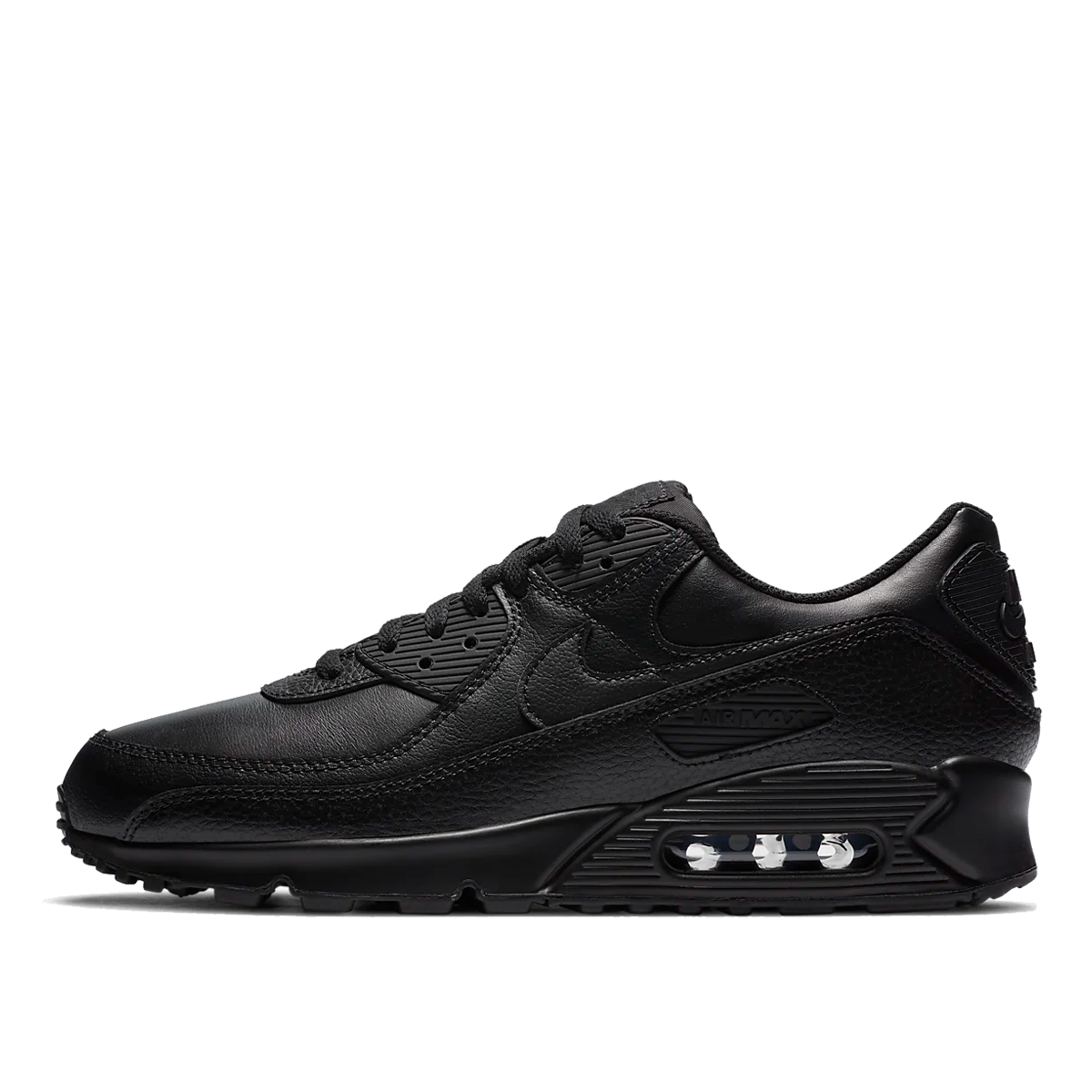 Nike Air Max 90 Leather Triple Black (2020) sneaker – authenticated on KLEKT