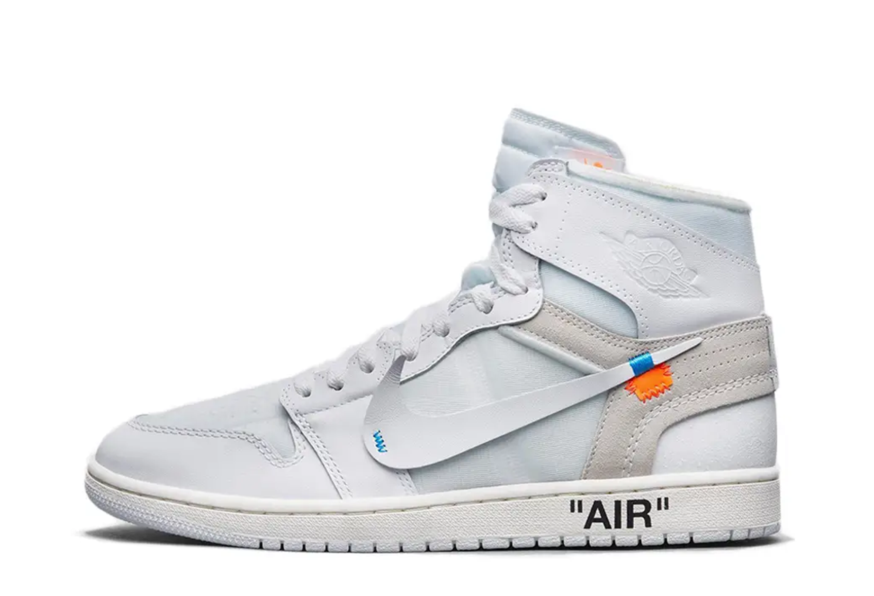 Air Jordan x Virgil Abloh Archive 1 High OG 'Alaska' (2026) WHITE sneaker – authenticated on KLEKT