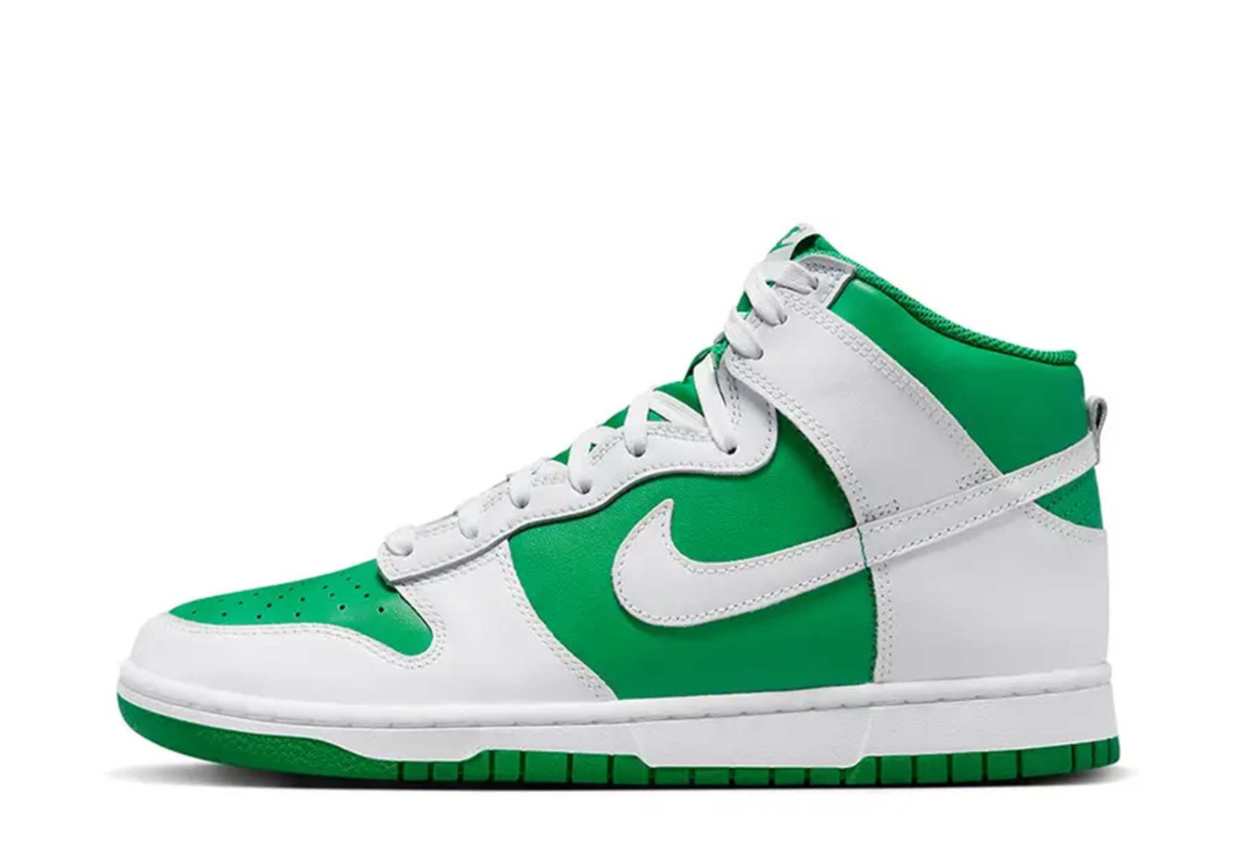 Nike Dunk High Green White (2023) GREEN/WHITE sneaker – authenticated on KLEKT