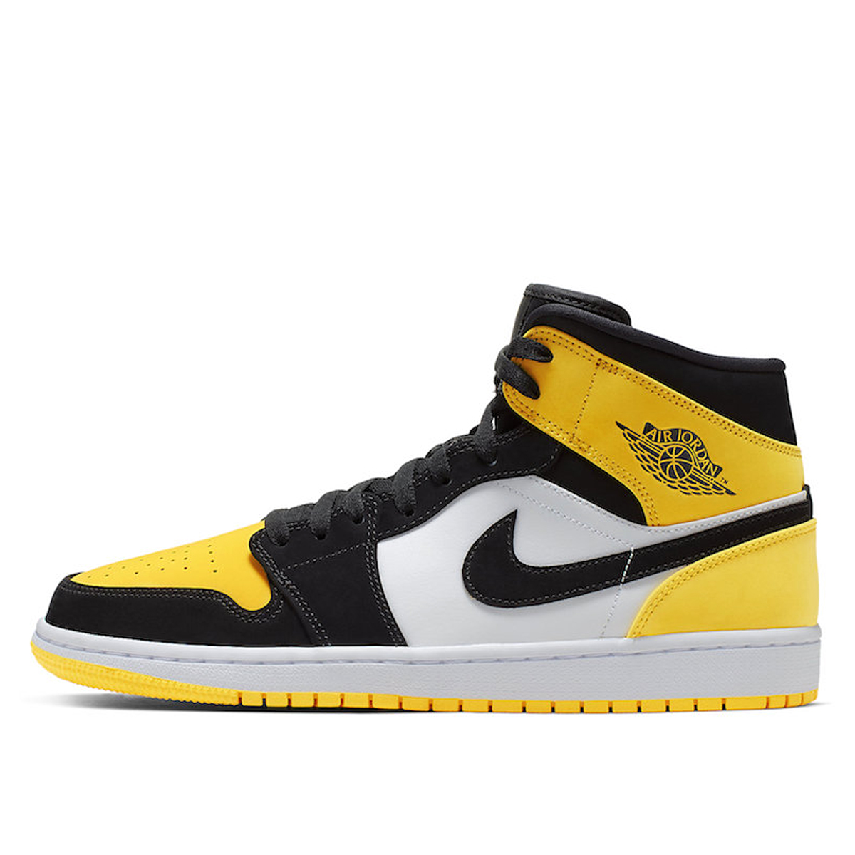 Air Jordan 1 Mid 'Yellow Toe' (Footasylum Exclusive) (2019) sneaker – authenticated on KLEKT