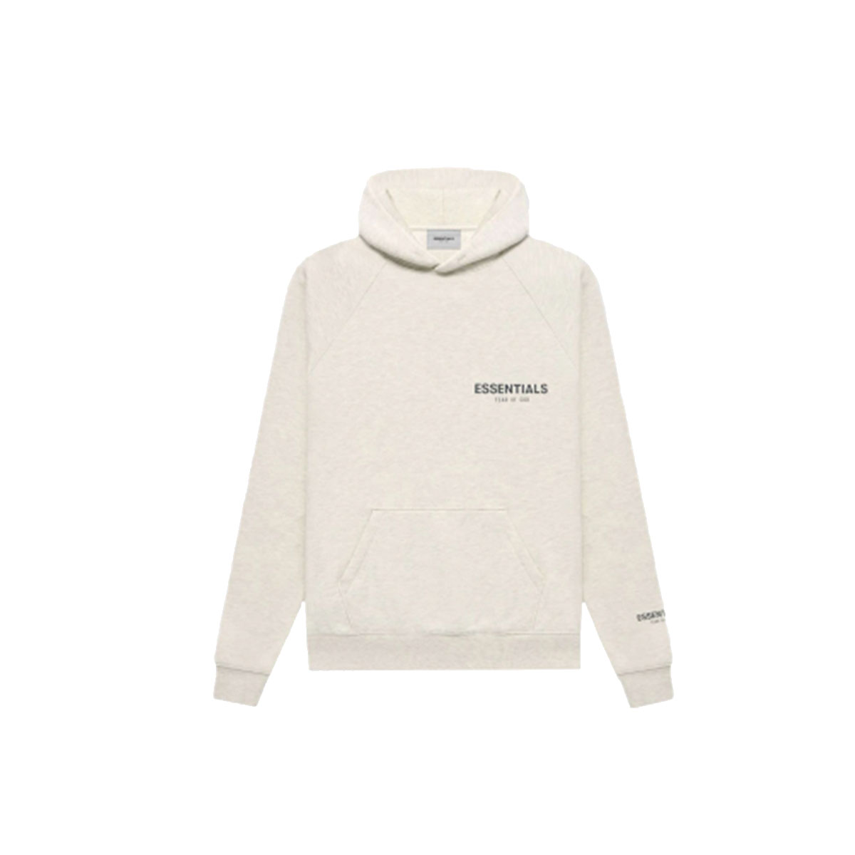 Fear Of God Essentials Core Collection Hoodie Light Heather Oatmeal (FW21) Light Heather Oatmeal sneaker – authenticated on KLEKT