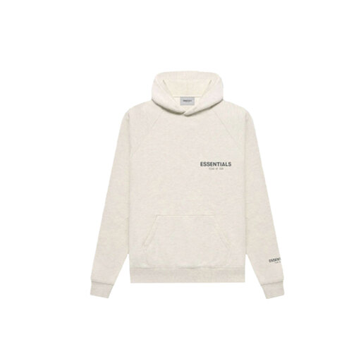 Fear Of God Essentials Core Collection Hoodie Light Heather Oatmeal (FW21)