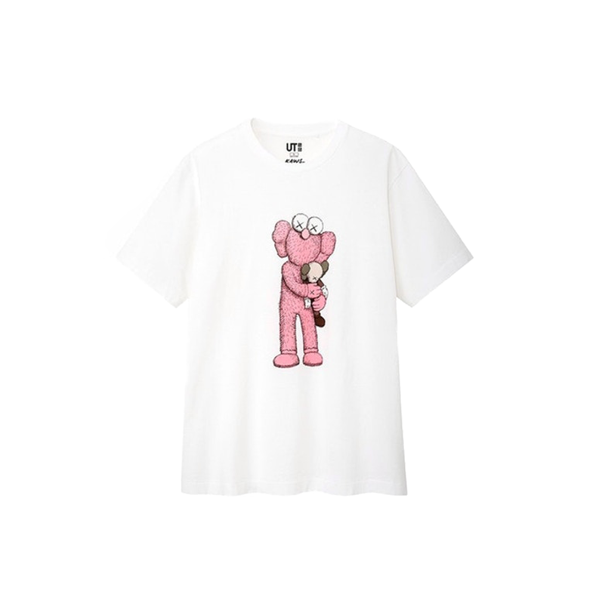 Kaws x Uniqlo Pink BFF Tee (Japanese Sizing) White (SS19) sneaker – authenticated on KLEKT