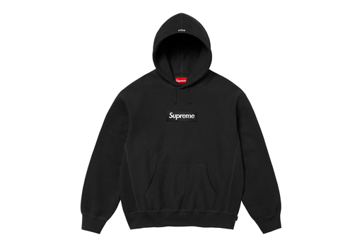 Supreme Box Logo Hooded Sweatshirt 'Black' (FW24) – authenticated on KLEKT