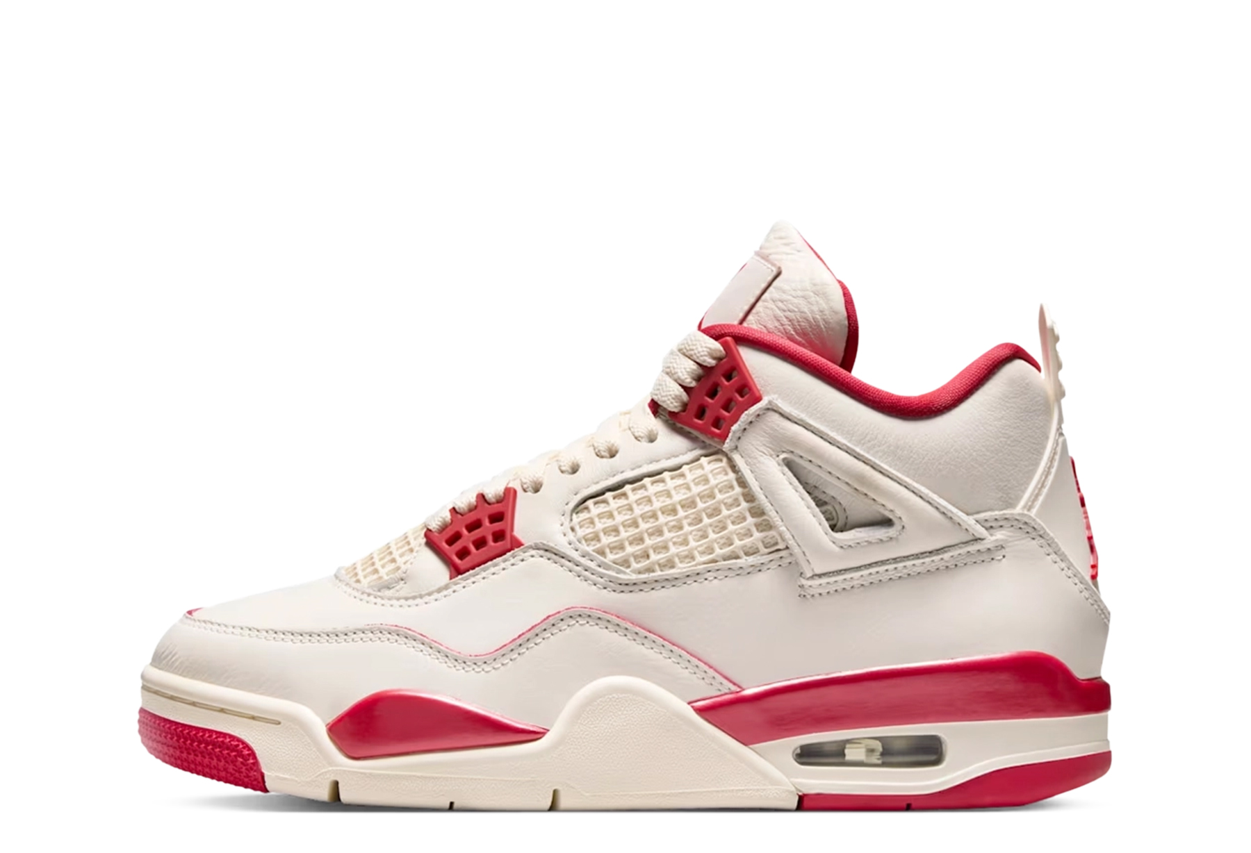 Air Jordan 4 'Valentine's Day' (2026) WHITE/RED sneaker – authenticated on KLEKT
