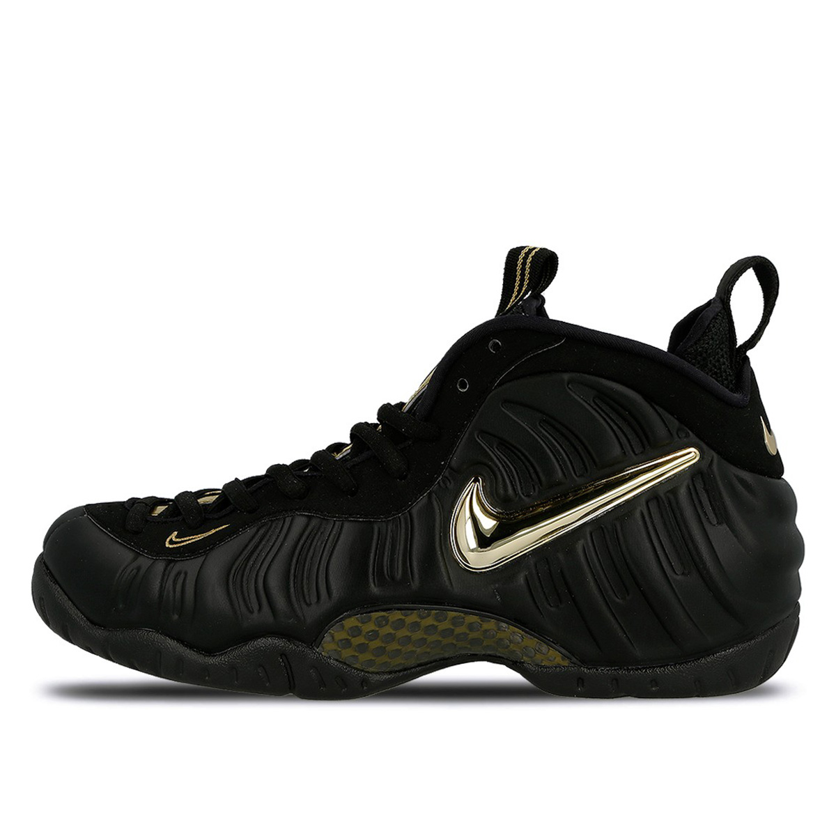Nike Air Foamposite Pro Black Metallic Gold sneaker – authenticated on KLEKT