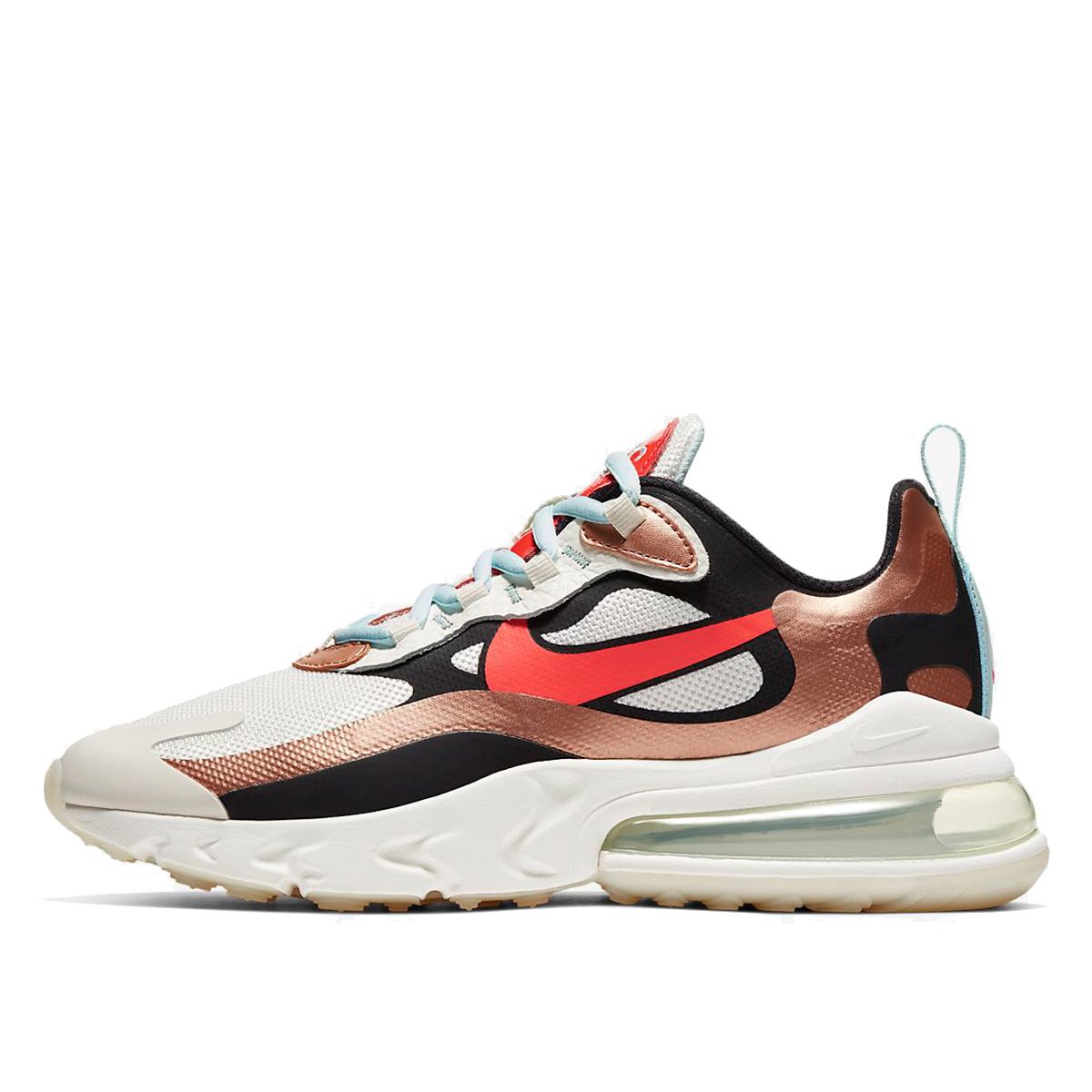 Nike Womens Air Max 270 React Sail Black (2019) Grey / Red / Black sneaker – authenticated on KLEKT