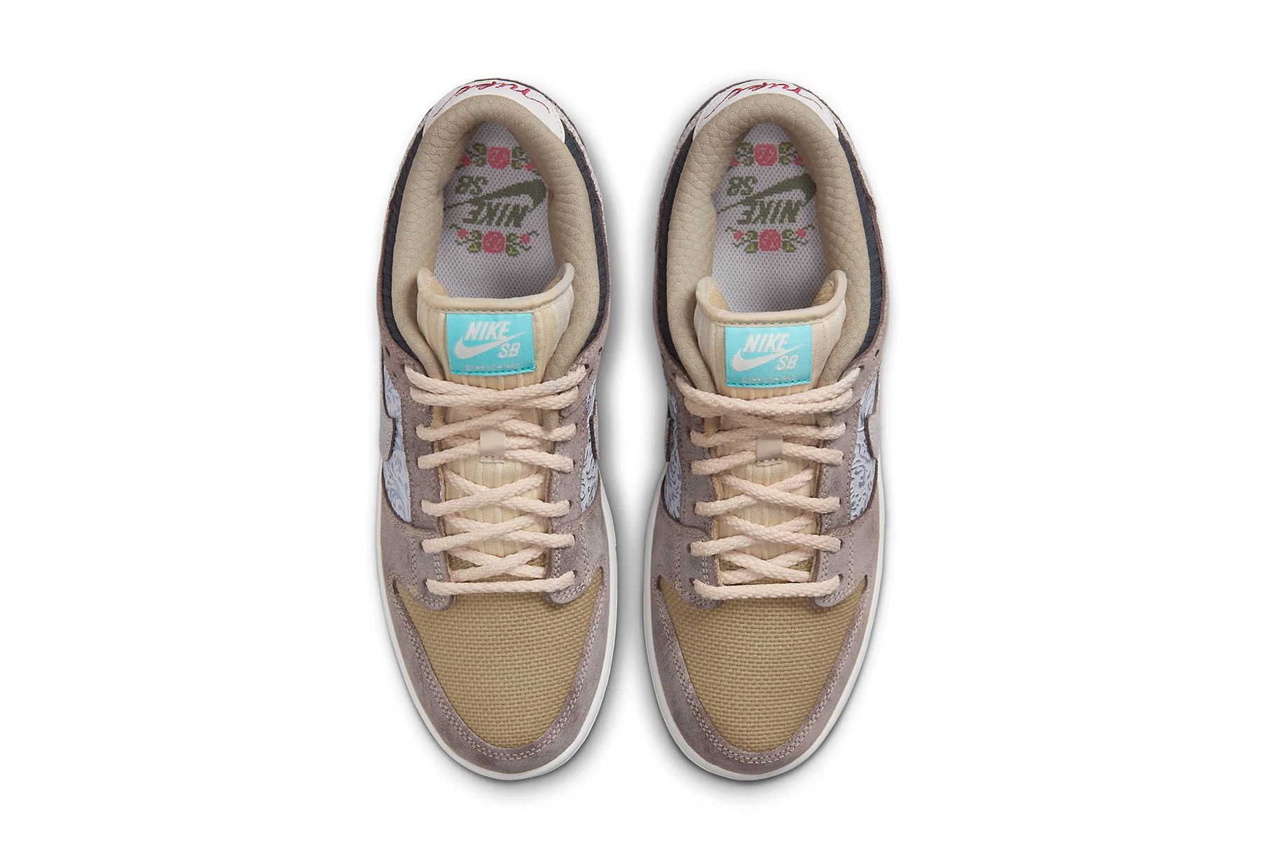 Nike SB Dunk Low 'Big Money Savings' (2024) Baroque Brown/Summit White/Sanddrift/Dark Smoke Grey/Paradise Aqua sneaker – authenticated on KLEKT