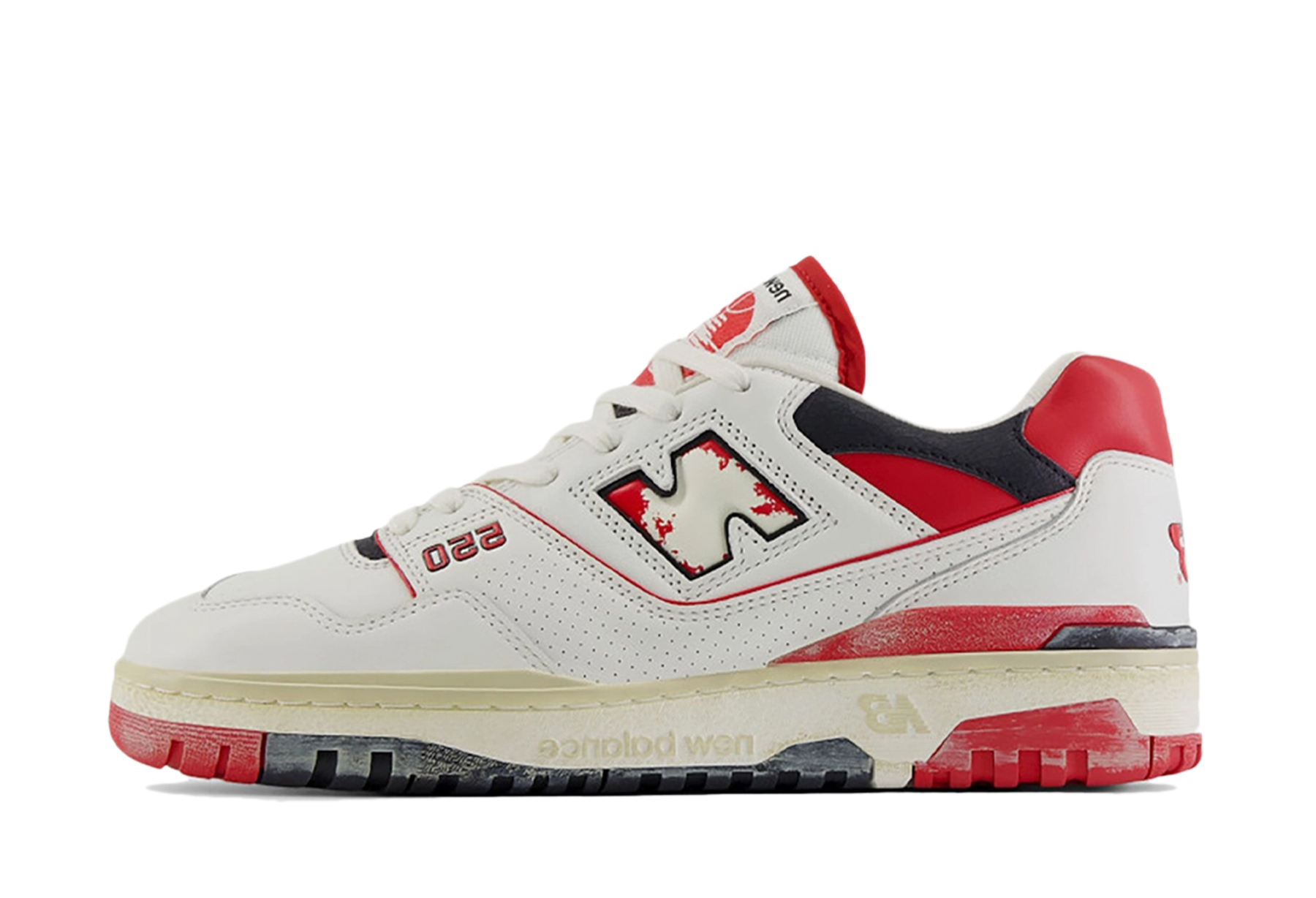 New Balance 550 Vintage 'Red' (2024) White/Red sneaker – authenticated on KLEKT