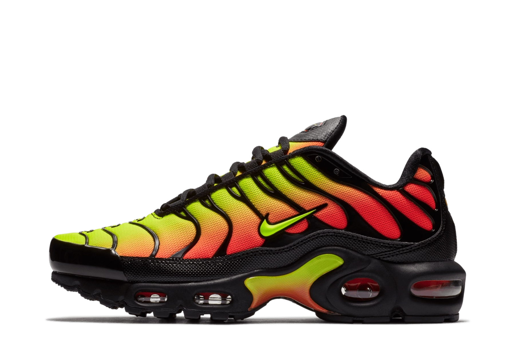 Nike Air Max Plus WMNS 'Volt & Solar Red' (2024) Volt/Solar Red/Black sneaker – authenticated on KLEKT
