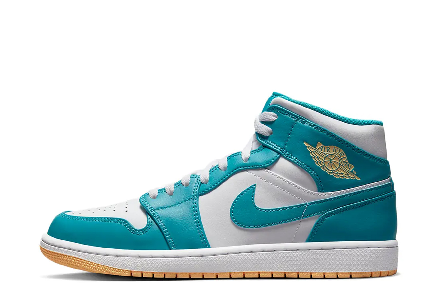 Air Jordan 1 Mid 'White Teal' (2023) WHITE/TEAL sneaker – authenticated on KLEKT