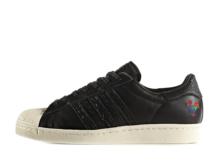 Adidas Superstar 80s 'Chinese New Year' (2017) CORE BLACK/CORE BLACK-CHALK WHITE sneaker – authenticated on KLEKT