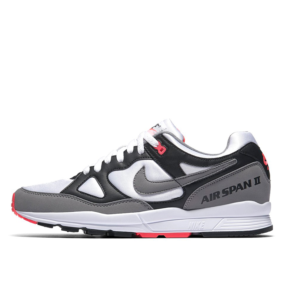 Nike Air Span II Black/Dust Solar Red (2018) sneaker – authenticated on KLEKT