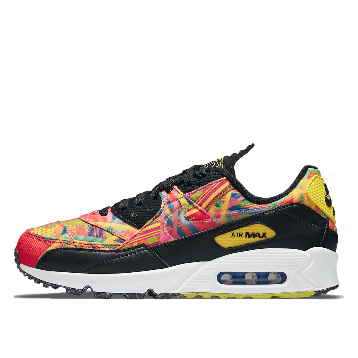 Nike Air Max 90 Familia (2021) BLACK/MULTI-COLOR-WHITE sneaker – authenticated on KLEKT