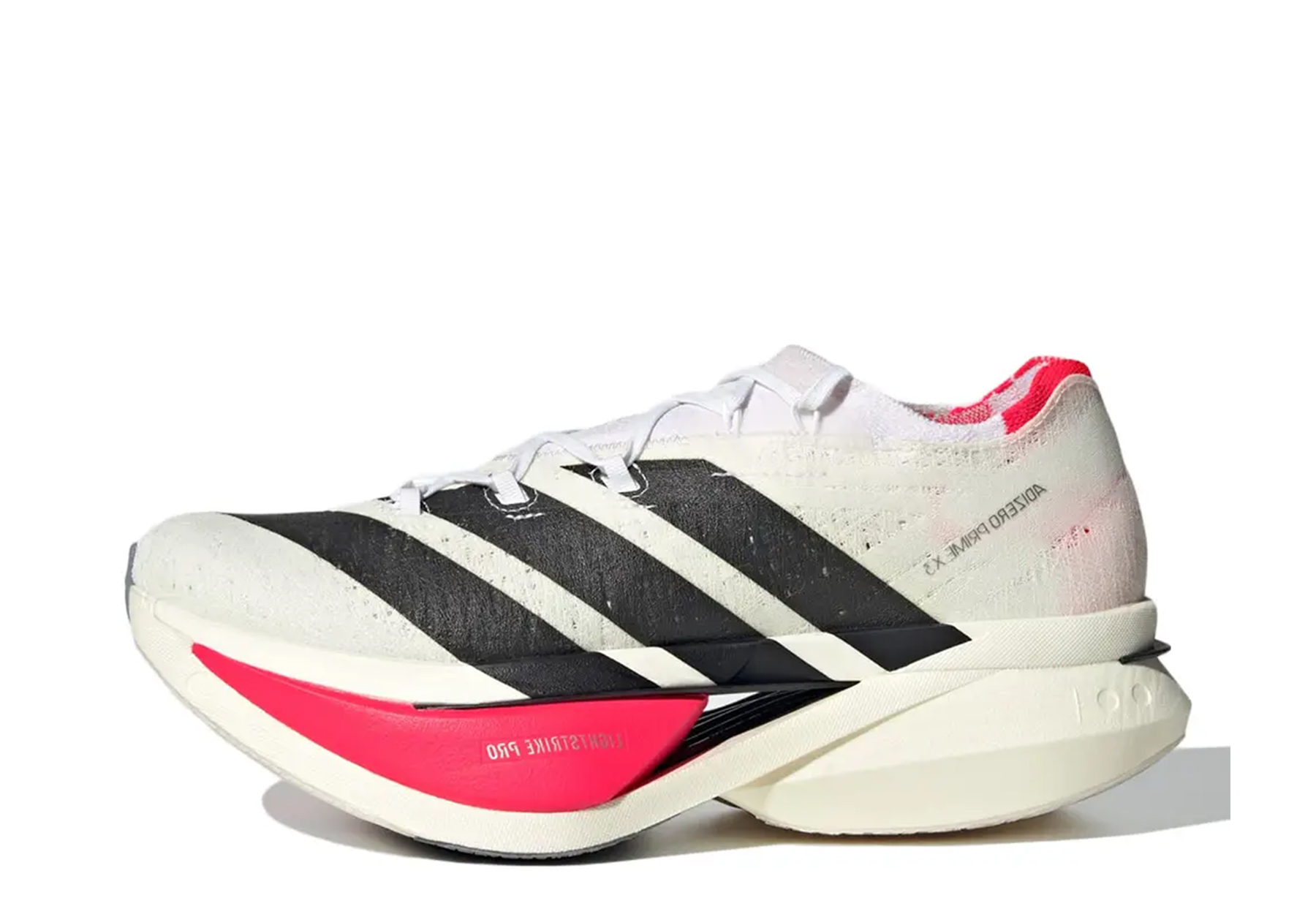 Adidas Adizero Prime X3 STRUNG 'White Lucid Red' (2025) WHITE sneaker – authenticated on KLEKT