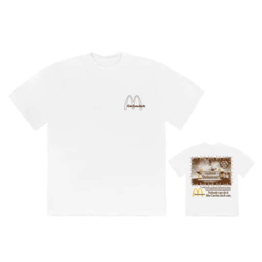 Travis Scott x McDonald's Vintage Action T-Shirt White (FW20)