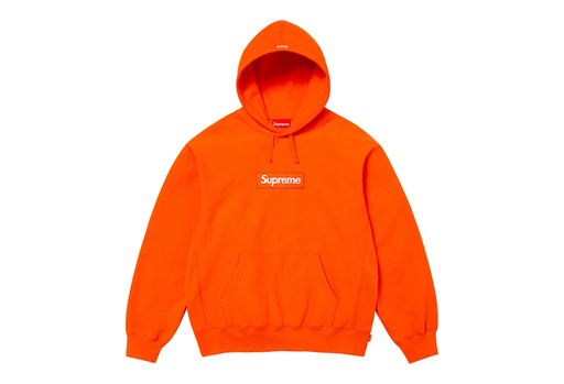 Supreme Box Logo Hooded Sweatshirt 'Dark Orange' (FW24) – authenticated on KLEKT