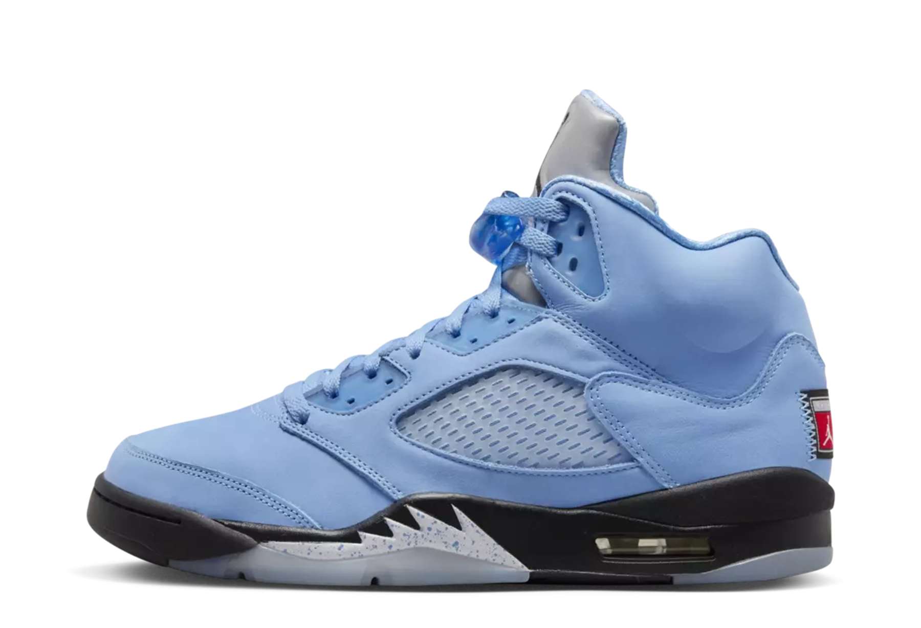 Air Jordan 5 'UNC' (2023) University Blue/Black/White sneaker – authenticated on KLEKT