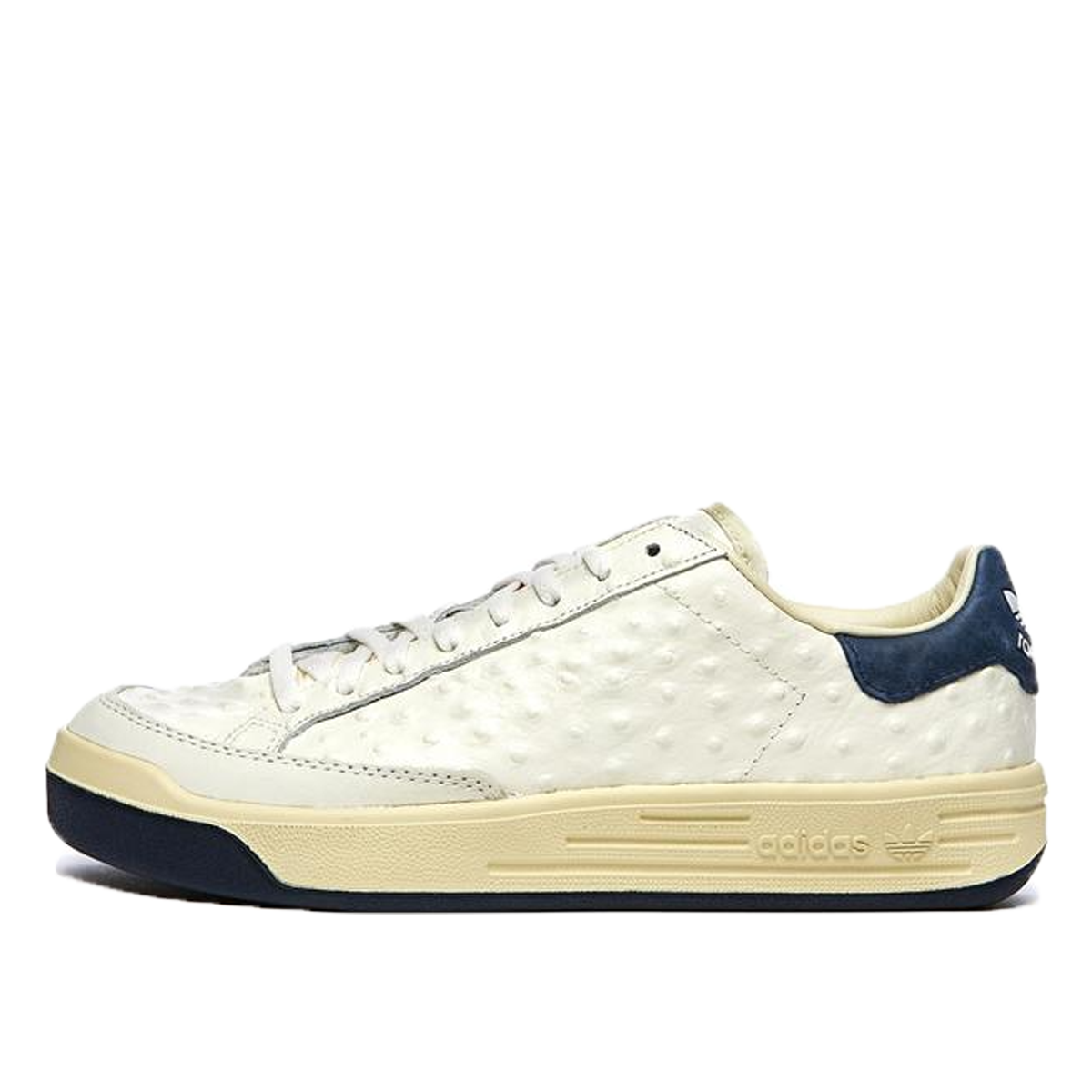 Adidas Rod Laver Reptile White Navy (2020) sneaker – authenticated on KLEKT