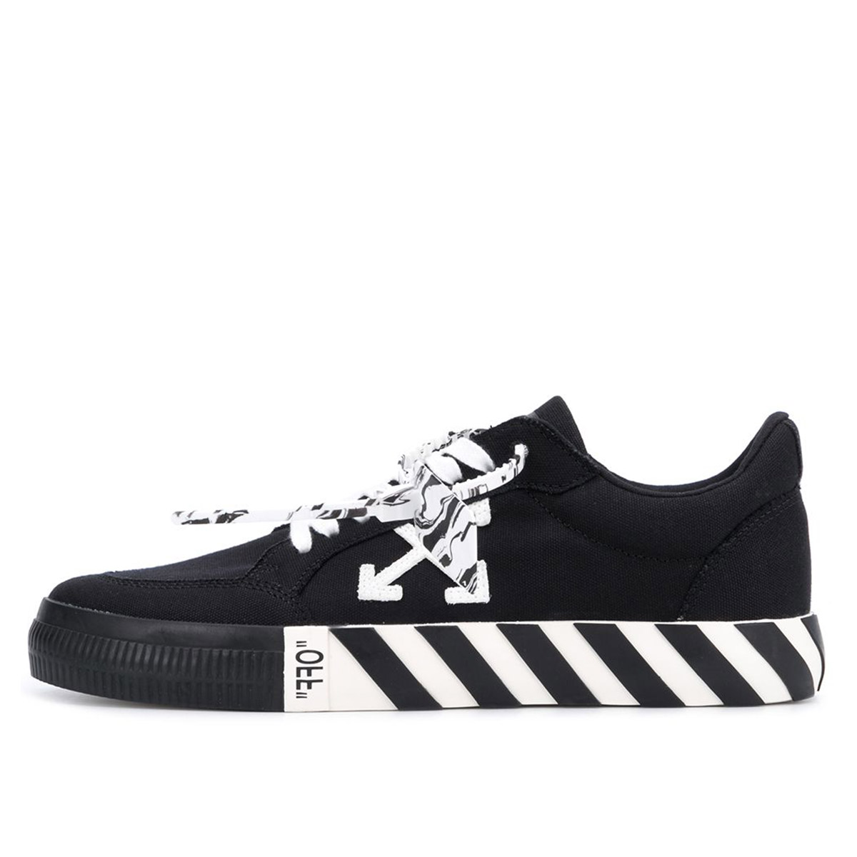 Off White Vulc Low Top Sneaker 'Black White' (2020) sneaker – authenticated on KLEKT