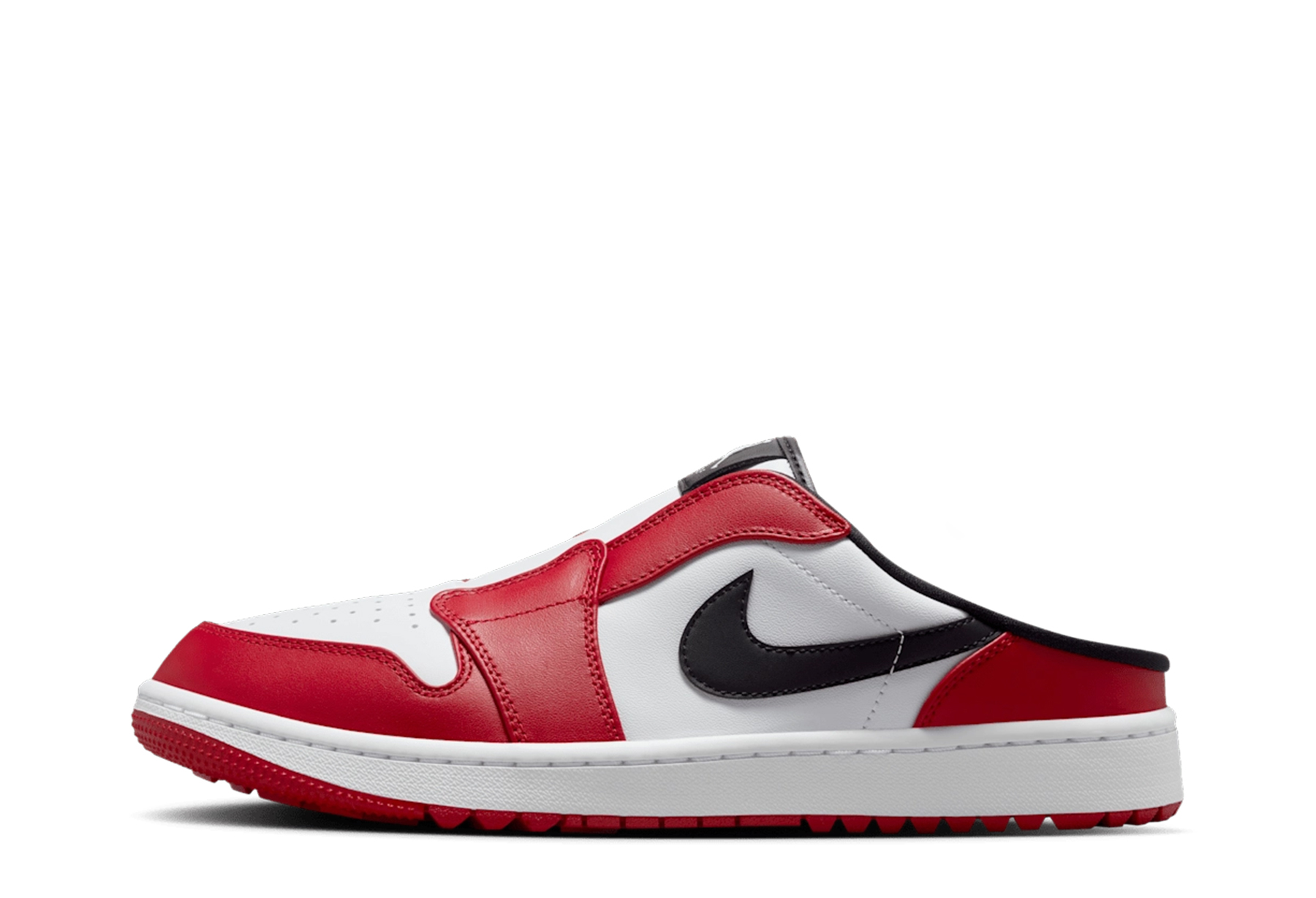 Air Jordan 1 Mule Golf 'Chicago' (2025) White/Varsity Red/Black sneaker – authenticated on KLEKT